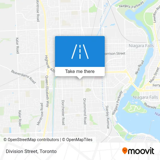 Division Street map