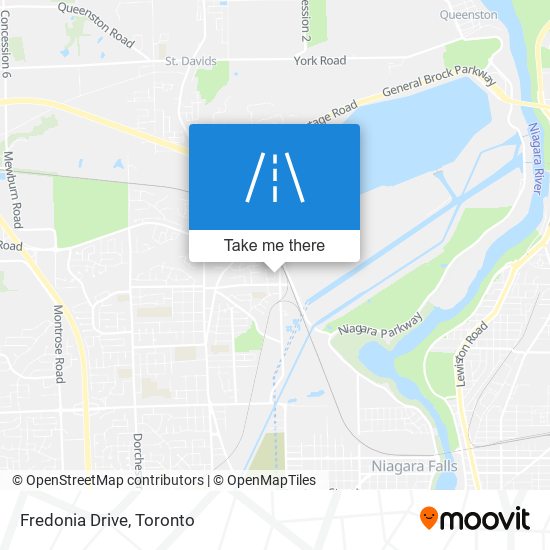 Fredonia Drive map