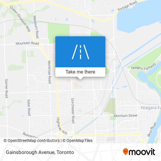 Gainsborough Avenue map