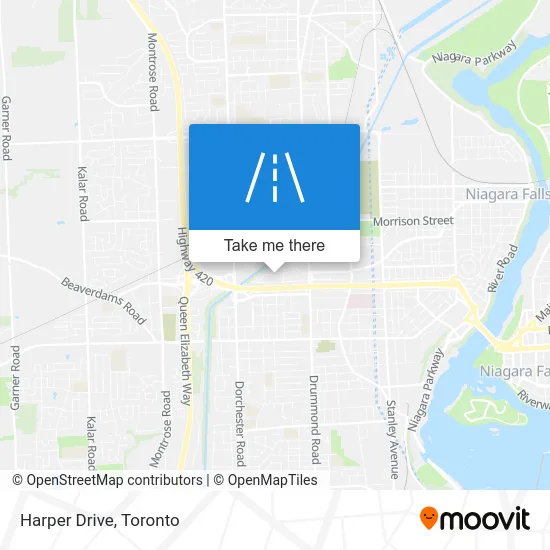 Harper Drive map