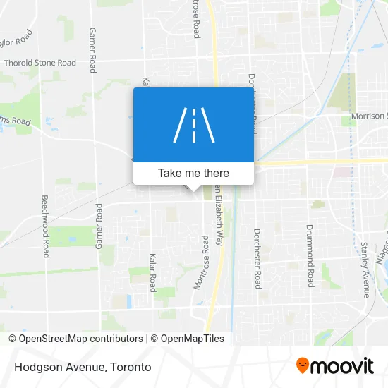 Hodgson Avenue map
