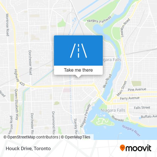 Houck Drive map