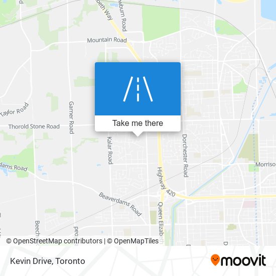 Kevin Drive map