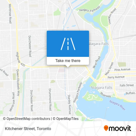 Kitchener Street map