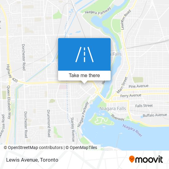 Lewis Avenue map