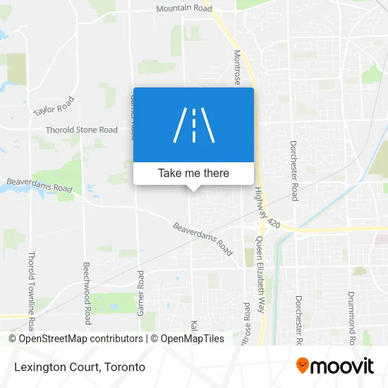 Lexington Court map