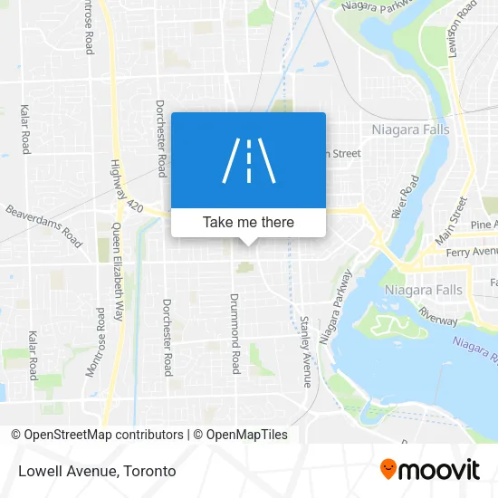 Lowell Avenue map
