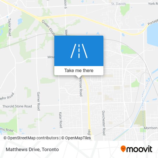 Matthews Drive map