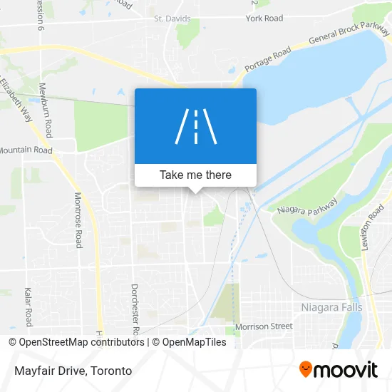 Mayfair Drive map