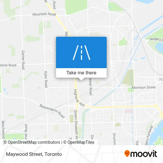 Maywood Street plan