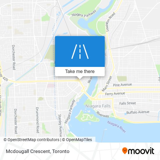 Mcdougall Crescent map