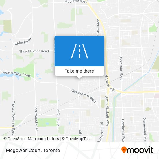 Mcgowan Court map