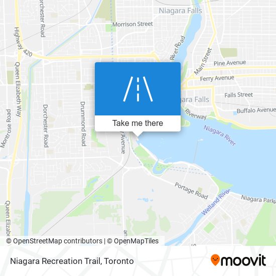 Niagara Recreation Trail map