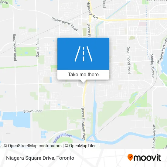 Niagara Square Drive map