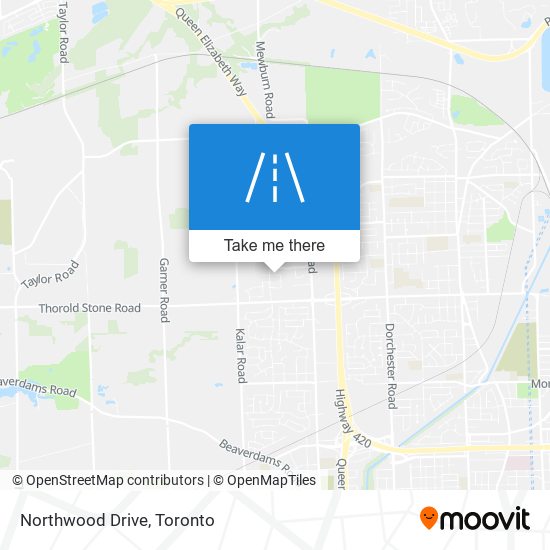 Northwood Drive map