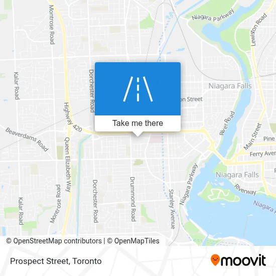 Prospect Street map