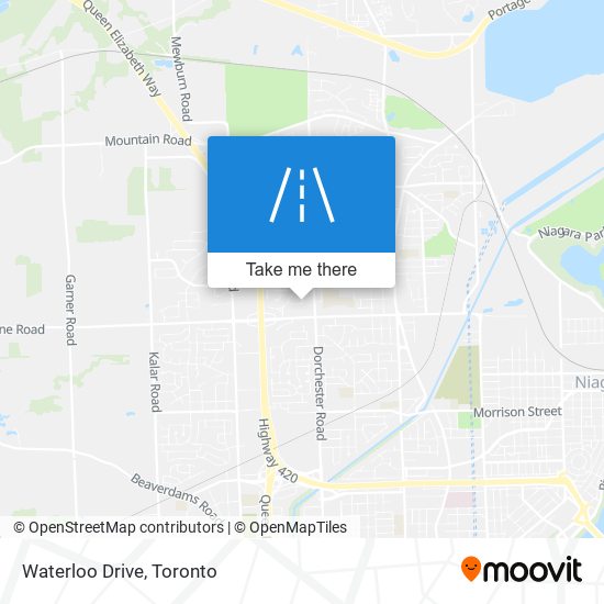 Waterloo Drive map