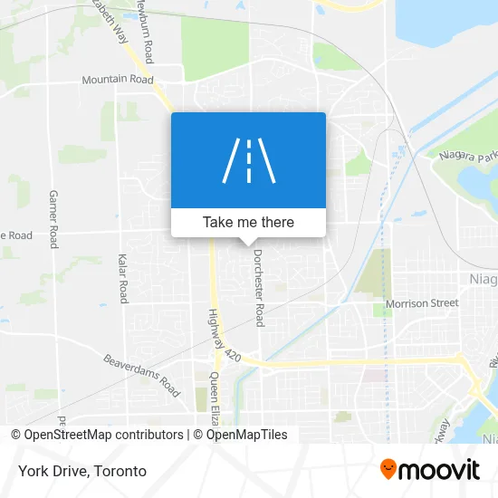 York Drive map