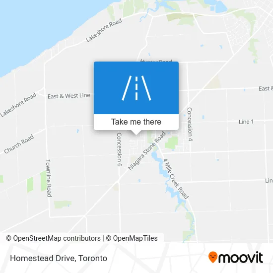 Homestead Drive map