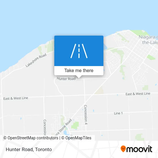 Hunter Road map