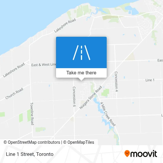 Line 1 Street map