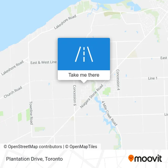 Plantation Drive map