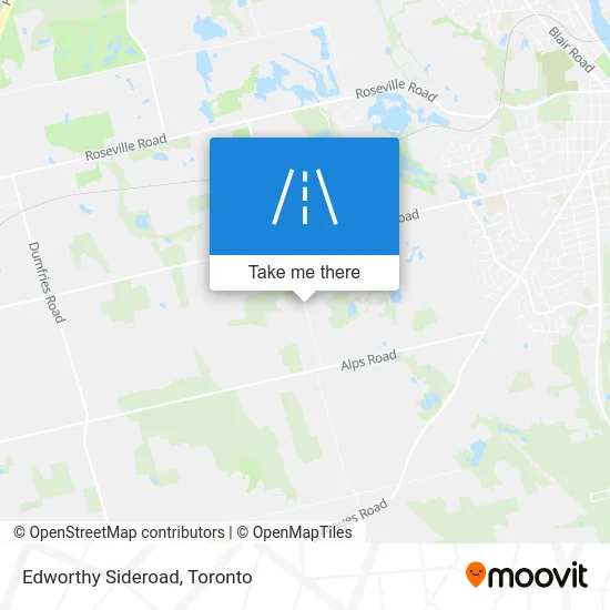 Edworthy Sideroad map