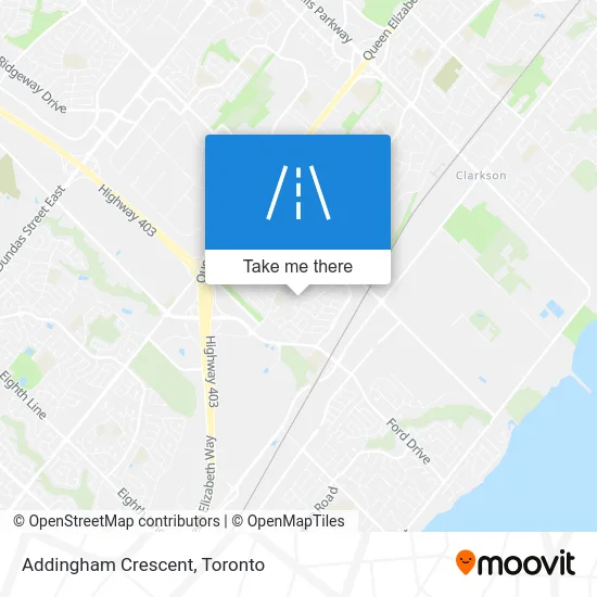 Addingham Crescent map