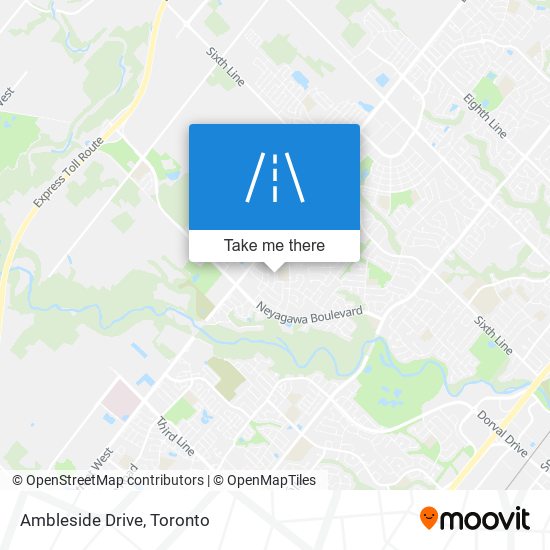 Ambleside Drive map