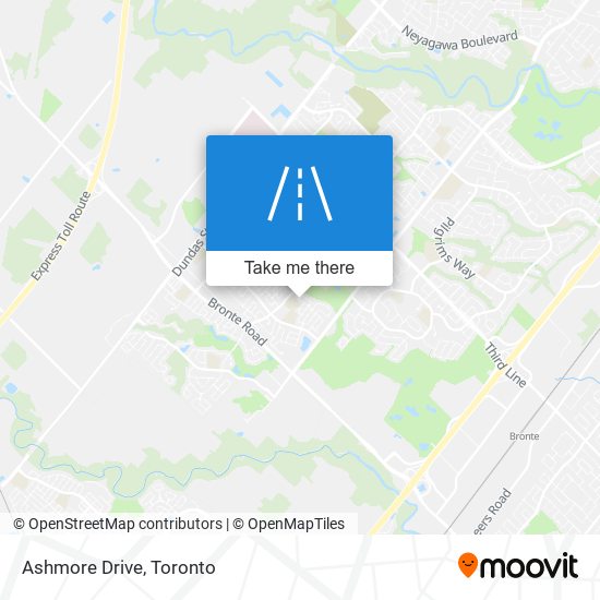 Ashmore Drive map