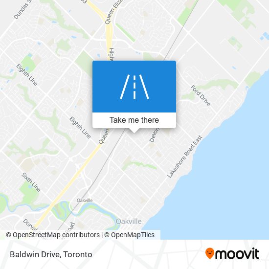 Baldwin Drive map