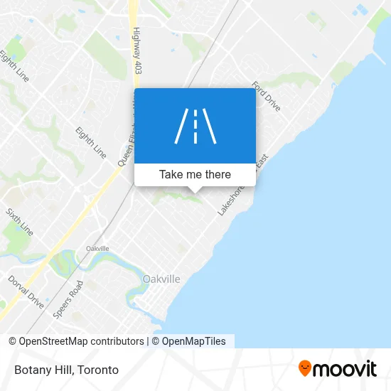 Botany Hill map