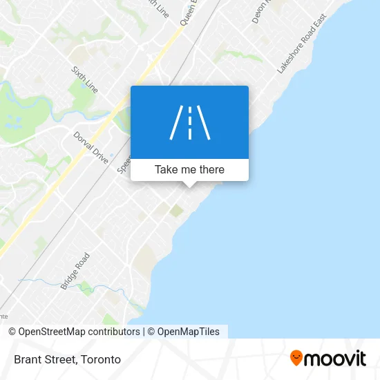 Brant Street map