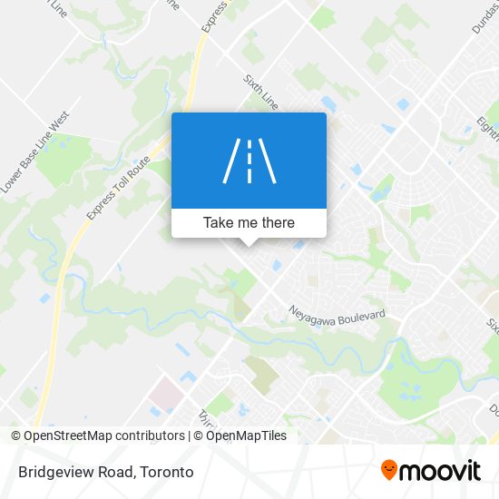 Bridgeview Road map