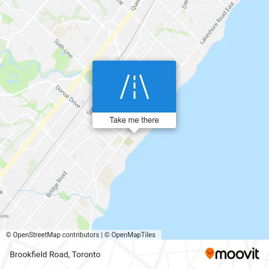 Brookfield Road map