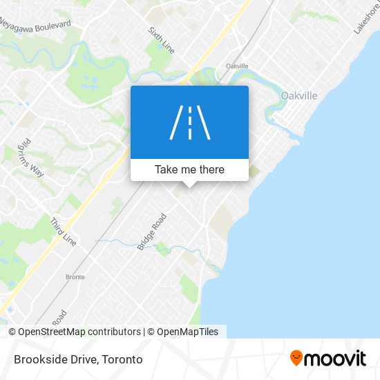 Brookside Drive map