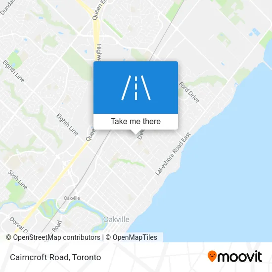 Cairncroft Road map
