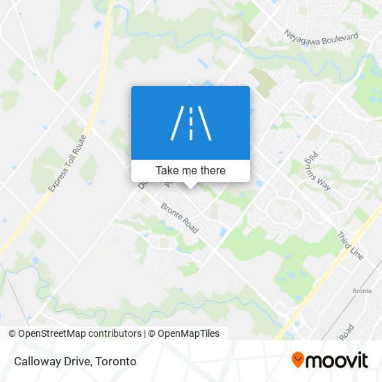 Calloway Drive map