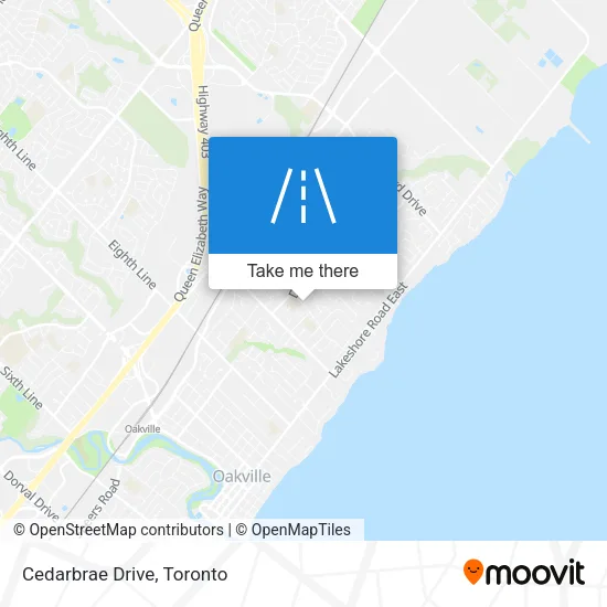 Cedarbrae Drive map