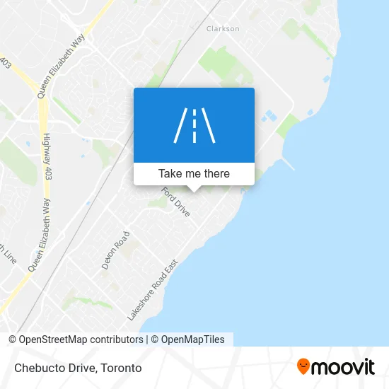 Chebucto Drive map