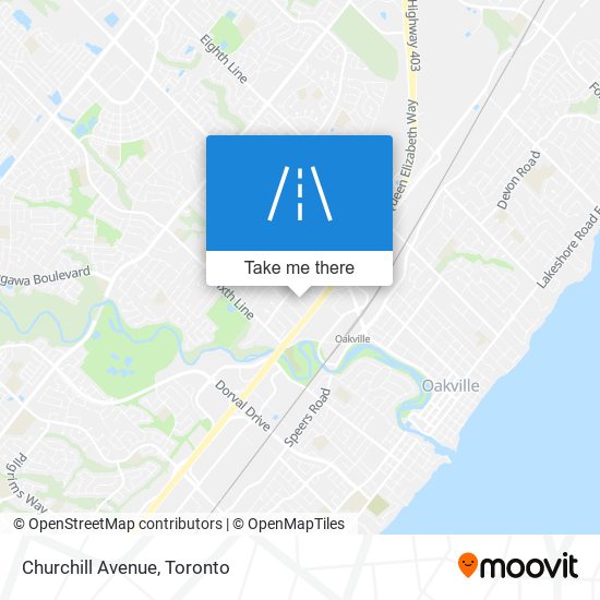 Churchill Avenue map