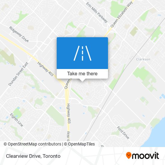 Clearview Drive map