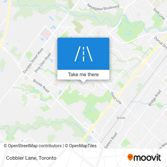 Cobbler Lane map