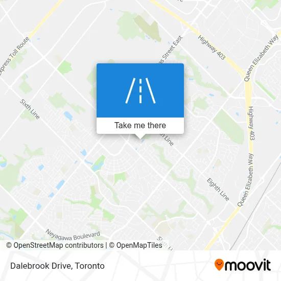 Dalebrook Drive map