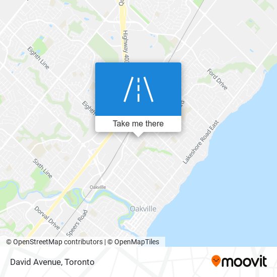 David Avenue map