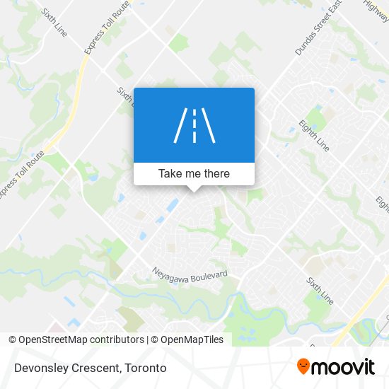 Devonsley Crescent map