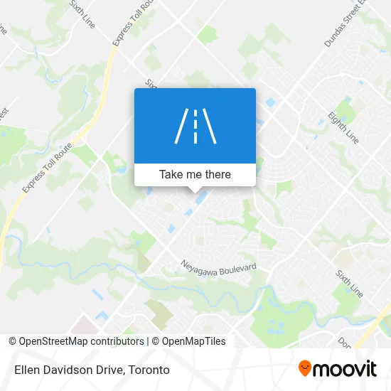 Ellen Davidson Drive map