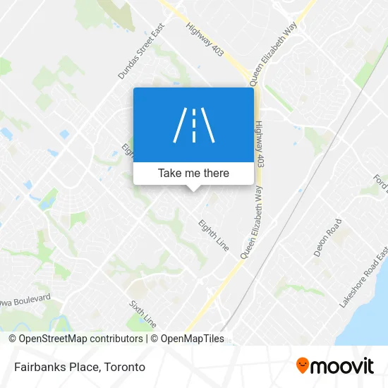 Fairbanks Place map