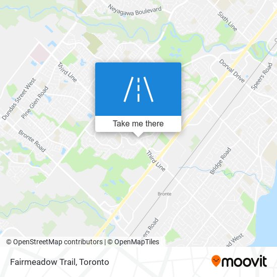 Fairmeadow Trail map