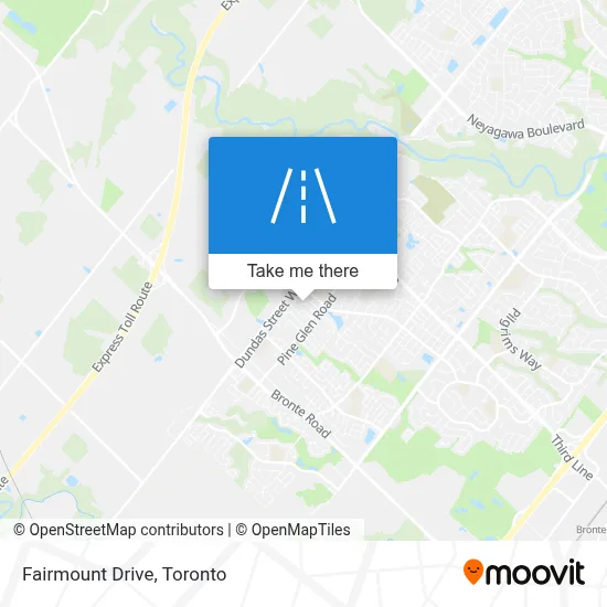 Fairmount Drive map
